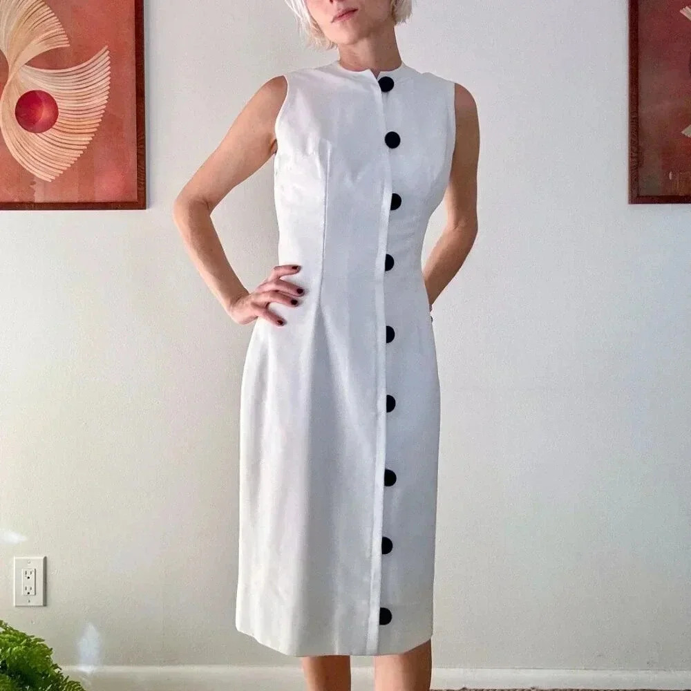 Vintage 60s Mod Pencil Dress